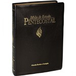 Ficha técnica e caractérísticas do produto Bíblia de Estudo Pentecostal Grande - Preta - Sbb
