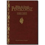 Ficha técnica e caractérísticas do produto Bíblia de Estudo Pentecostal - Harpa Cristã (vinho)