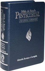 Ficha técnica e caractérísticas do produto Bíblia de Estudo Pentecostal Média com Harpa Azul - Cpad