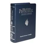 Ficha técnica e caractérísticas do produto Bíblia de Estudo Pentecostal Média HC Azul