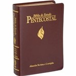 Ficha técnica e caractérísticas do produto Bíblia de Estudo Pentecostal Média Vinho ARC - Sbb