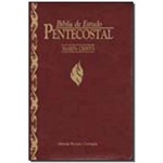 Ficha técnica e caractérísticas do produto Biblia de Estudo Pentecostal-Peq. Harpa - (Vinho)