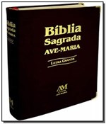 Ficha técnica e caractérísticas do produto Biblia de Letra Grande Preta 24786 - Ave Maria