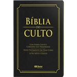 Ficha técnica e caractérísticas do produto Biblia do Culto Luxo Preta Harpa e Corinhos