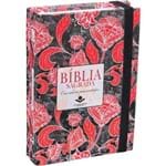 Bíblia Fonte de Bênçãos com Caderno e Anotação - Capa Flor