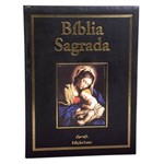 Ficha técnica e caractérísticas do produto Bíblia Ilustrada Luxo Pae Preta com Porta Biblia