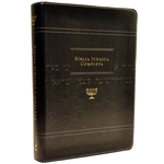 Ficha técnica e caractérísticas do produto Bíblia Judaica Completa - Luxo Onetone Preto