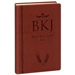 Ficha técnica e caractérísticas do produto Bíblia King James 1611 Ultra Fina Gigante Marrom - Bvbooks