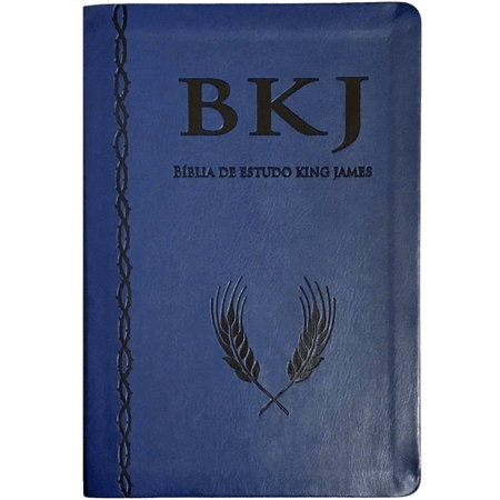 Ficha técnica e caractérísticas do produto Bíblia King James de Estudo Azul
