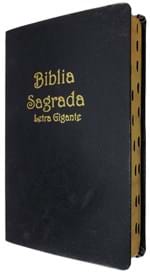 Ficha técnica e caractérísticas do produto Bíblia Letra Gigante - Capa Luxo Preta