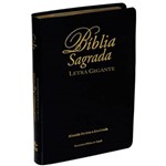 Ficha técnica e caractérísticas do produto Bíblia Letra Gigante Ra - Luxo Preta