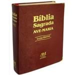 Ficha técnica e caractérísticas do produto Bíblia Letra Grande - Marrom 79053 - 24x17.5x5 79053