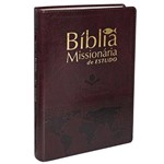 Ficha técnica e caractérísticas do produto Bíblia Missionária de Estudo Ra - Couro Sintético Vinho Nobre