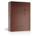 Ficha técnica e caractérísticas do produto Bíblia NVI letra extra gigante - capa PU marrom