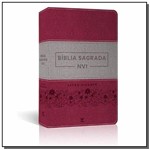 Ficha técnica e caractérísticas do produto Biblia Nvi Letra Gigante - Luxo Rosa e Cinza