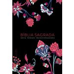 Ficha técnica e caractérísticas do produto Bíblia Nvt -  Flower Preta - Letra Grande