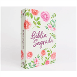Ficha técnica e caractérísticas do produto Bíblia NVT Letra Grande | Textura Floral
