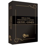 Ficha técnica e caractérísticas do produto Bíblia para Pregadores e Líderes Geziel Gomes - Preto