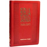 Ficha técnica e caractérísticas do produto Bíblia Rc Média Slim C/ Harpa - Luxo Vermelha