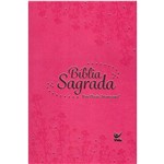 Ficha técnica e caractérísticas do produto Bíblia Sagrada - Capa Semi Luxo Rosa