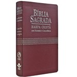 Ficha técnica e caractérísticas do produto Bíblia Sagrada - Harpa Cristã - com Dicionário e Concordância - Vinho