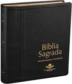 Ficha técnica e caractérísticas do produto Biblia Sagrada Letra Extragigante - Capa Preta em Couro Legitimo