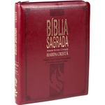 Ficha técnica e caractérísticas do produto Bíblia Sagrada Letra Gigante, Edição com Letras Vermelhas com Harpa Cristã