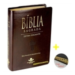 Ficha técnica e caractérísticas do produto Bíblia Sagrada Letra Gigante Masculina Ntlh Índice Luxo