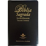 Bíblia Sagrada - Letra Gigante - Notas e Referências - Índice Lateral e Zíper - Ara - Preta