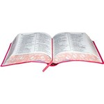 Ficha técnica e caractérísticas do produto Biblia Sagrada - Letra Gigante - Pink Floral - Sbb