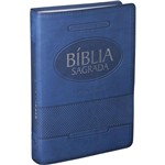 Ficha técnica e caractérísticas do produto Bíblia Sagrada Letra Grande Azul - Sbb