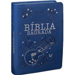 Ficha técnica e caractérísticas do produto Biblia Sagrada Letra Grande - Capa Azul - Sbb