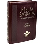 Ficha técnica e caractérísticas do produto Biblia Sagrada Letra Grande - Capa Marrom Escura - Sbb