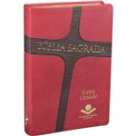 Ficha técnica e caractérísticas do produto Bíblia Sagrada Letra Grande Cruz Sbb