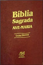 Ficha técnica e caractérísticas do produto Biblia Sagrada - Letra Grande - Marrom - Ave Maria