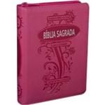 Ficha técnica e caractérísticas do produto Bíblia Sagrada Letra Grande RC Pink