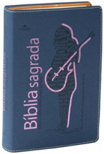 Ficha técnica e caractérísticas do produto Biblia Sagrada Ntlh para Jovens - Capa Azul com Rosa - Sbb - 1
