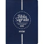 Ficha técnica e caractérísticas do produto Bíblia Sagrada Nvi Extra Gigante - Azul