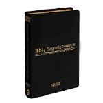 Ficha técnica e caractérísticas do produto Biblia sagrada nvi grande - capa luxo preta