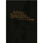 Ficha técnica e caractérísticas do produto Bíblia Sagrada Nvi Grande - Capa Semiluxo Preta