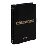 Ficha técnica e caractérísticas do produto Bíblia Sagrada Nvi - Letra Gigante e Zíper - (Preta)