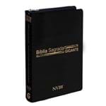 Ficha técnica e caractérísticas do produto Bíblia Sagrada NVI Letra Gigante Zíper Preta