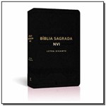 Ficha técnica e caractérísticas do produto Bíblia Sagrada - Preta - Letra Gigante - NVI - Vida
