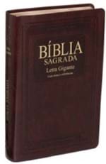 Ficha técnica e caractérísticas do produto Biblia Sagrada Ra com Letra Gigante Marrom - Sbb