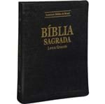 Ficha técnica e caractérísticas do produto Bíblia Sagrada RA Pequena com Letra Grande Preta