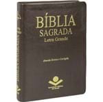Ficha técnica e caractérísticas do produto Bíblia Sagrada RC Letra Grande com Índice Marrom