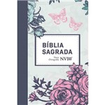 Ficha técnica e caractérísticas do produto Bíblia Sagrada NVI - Capa Semiluxo Lilás Floral