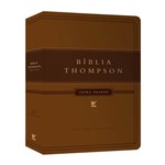 Ficha técnica e caractérísticas do produto Bíblia Thompson - Letra Grande - Capa Marrom Claro e Escuro