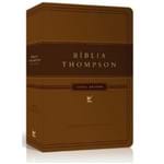 Ficha técnica e caractérísticas do produto Bíblia Thompson Letra Grande com Índice Marrom Claro e Escuro