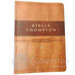 Ficha técnica e caractérísticas do produto Bíblia Thompson - Letra Grande - Marrom Claro e Escuro